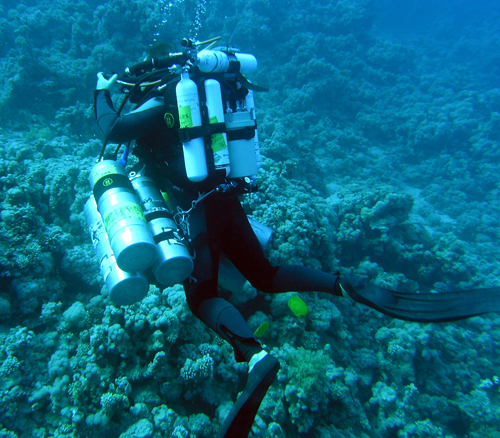 Bail-out tastic from 210m Yolanda wreck dive