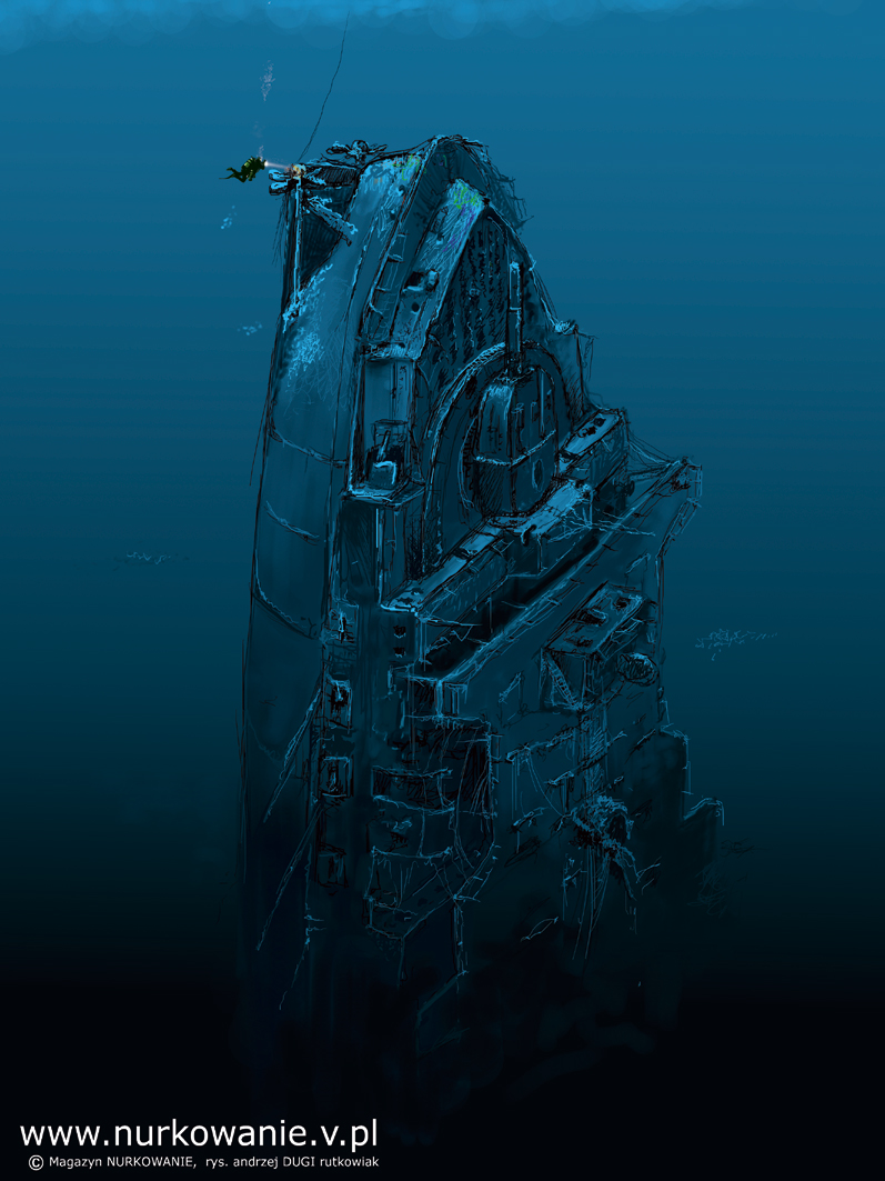 Artist's impression of HMS Victoria