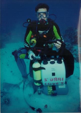 rebreather rescue in Bahamas